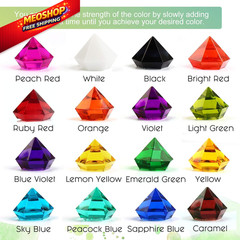 LET’S RESIN Epoxy Resin Paint Pigment Each 0.35 oz (Pack of 16), Multicolor