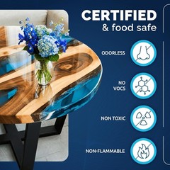 Professional Grade Epoxy Resin for River Tables – 1.5 Gallon
