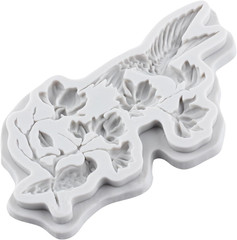 Flower Branch Polymer Clay Molds Hummingbird Silicone Resin Mold for DIY Crafts