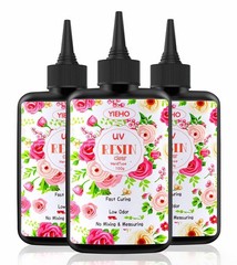 300g Upgraded UV Cure Resin – Bubble-Free, Quick Setting for Crafting Jewelry