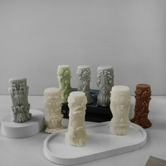 Unique Moulds Epoxy Resin Mold Silicone Ornament Moulds Cylinder Shaped