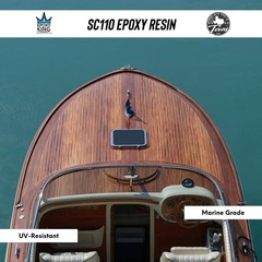 CLEAR EPOXY RESIN 3 GALLON KIT * UV RESISTANT * MARINE GRADE * NON-TOXIC * BOAT