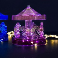 Carousel DIY Silicone Mold Epoxy Resin Casting Mould Ornaments Toys Craft Making