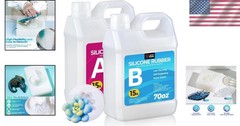 Translucent Silicone Mold Making Kit 140oz/1 Gallon