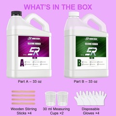 66oz Platinum Cure Liquid Silicone Rubber 15A High Precision Silicone for Mold