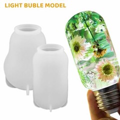 Silicone Resin DIY LED Light Bulb Molds Chip Base Cover Epoxy Making Tool Mould