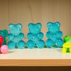 Handmade Crystal Teddy Bear Trio Mold For Resin