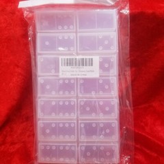 2PCS Silicone Dominoes Mold Resin Epoxy Game Making Craft DIY Mould US Seller