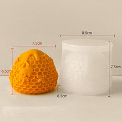 Honeycomb Silicone Cylinder Mold for Resin Casting & Candle Making
