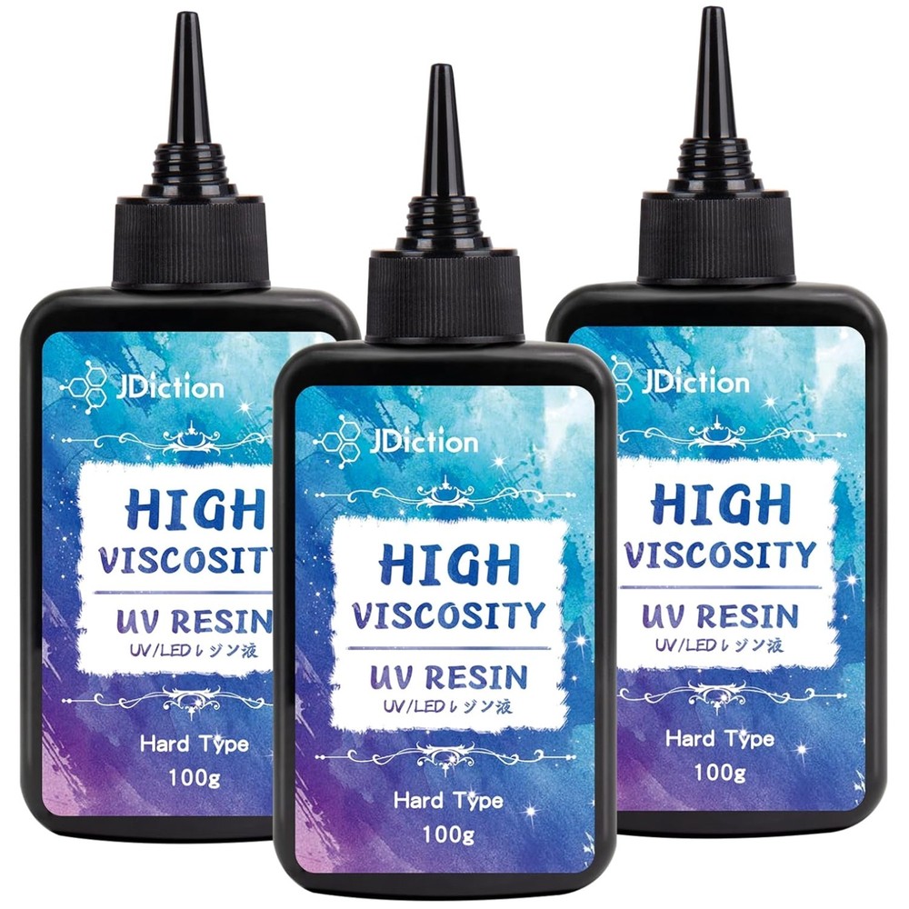 Crystal Clear UV Resin Kit – 300g High Viscosity, Ideal for Doming and Sealing