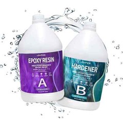 Bulk 4 Gallon Kit – Crystal Clear Tumbler Epoxy Resin – DIY Craft Arts Coating