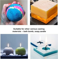 Silicone Resin Molds Set – 5Pcs for Creative Epoxy Artistry with Accessories
