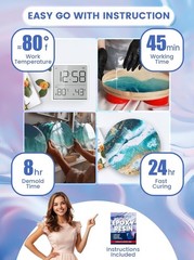 Best 17OZ Art Resin – Self-Leveling, Bubble-Free with High Gloss Finish