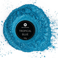 MEYSPRING Tropical Blue Mica Powder for Epoxy – Resin Color Pigment – Resin Dye