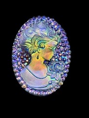 Handmade Crystal Cameo Mold For Resin