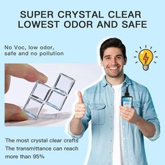 Crystal Clear 300g UV Resin – Strong, Low Odor, Perfect for Sealing & Coating