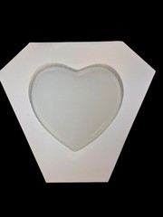 Handmade Heart Scallop Dish Mold For Resin