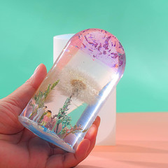 3 Pcs Large Spherical Cylinder Light Resin Silicone Mold Lamp Holder Mold for Fl