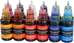 12-Color Epoxy Resin Dye Set, 10ml Each, Translucent Liquid Pigment for Resin Ar