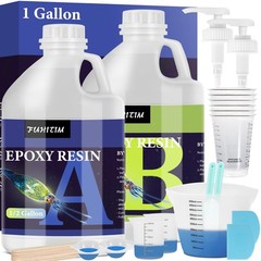 Crystal Clear Epoxy Resin 1 Gallon | Self-Leveling High-Gloss Casting 11