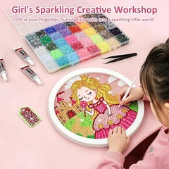 40,000 Pcs Multicolor Flatback Resin Rhinestones Kit for DIY Nail Art & Crafts