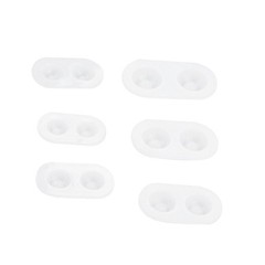 6 Sets Multifunctional Silicone Molds Flexible Doll Eye Molds Resin Durable