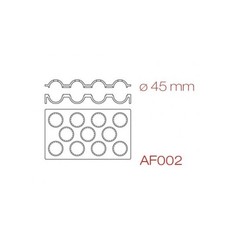 Translucent Silicone Sphere Mold – 45mm (1-3/4″), 11 Cavities