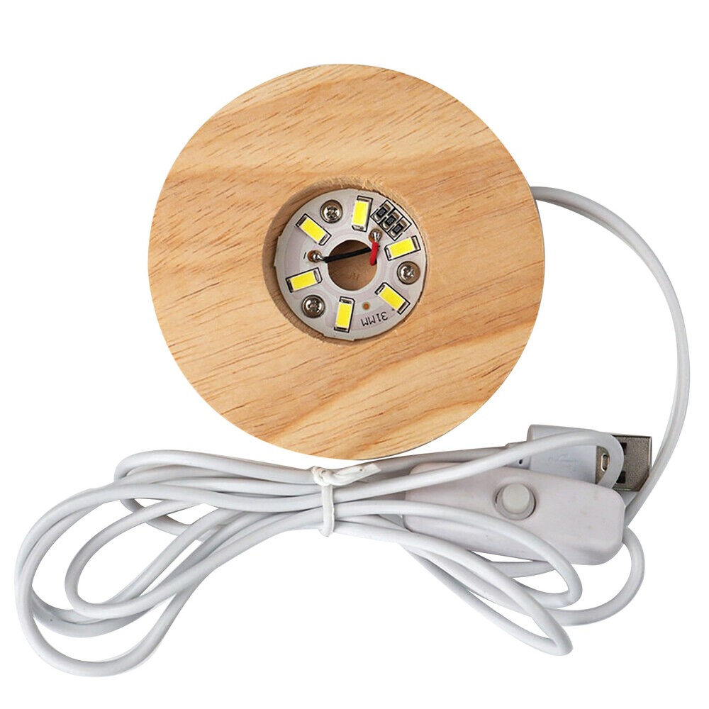 New Durable 80mm Night LED Lamp Holder Stand Base DIY Accessories Part F