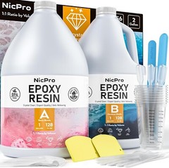 Artisan 2 Gallon Epoxy Resin Kit – Bubble Free, Perfect for DIY Jewelry & Crafts
