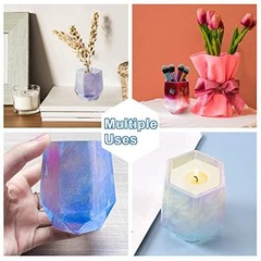 3 Pcs Cup Resin Silicone Mold, Makeup Brush Holder Organizer Cylinder Craft E…