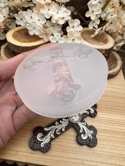 Retro Vintage Scrolls cross handmade silicone mold for crafts