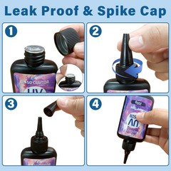 UV Resin 300g, Fast Curing Clear Epoxy Resin Hard Type for Jewelry Making, Cr…