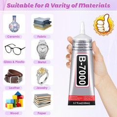 110 mL B7000 Glue Clear for Rhinestones Crafts, 3.7 fl oz B-7000 Jewelry Bead