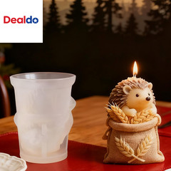 Cute Animal Cylinder Molds Silicone Wave Spiral Candle Mold – Silicone Resin Cas