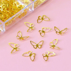 550Pcs/Box Metallic Butterfly Epoxy Accessories Stars Moon Resin Mold Silicone F