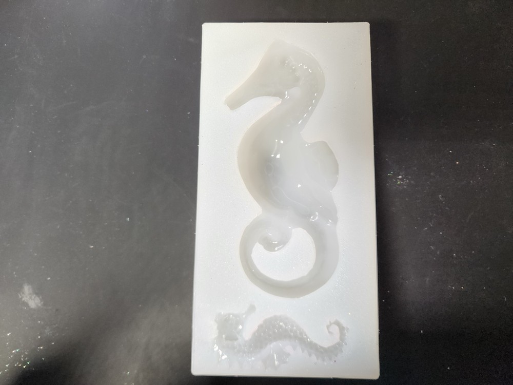 Handmade Mold: Two Seahorses In One Mold