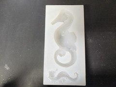 Handmade Mold: Two Seahorses In One Mold