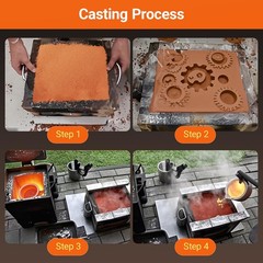 5.5LB 400 Mesh Fine Casting Clay Kit for Metal Jewelry – Detailed Replicas, P…