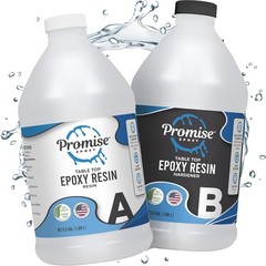 Crystal Clear 1 Gallon Epoxy Resin Kit – Food Safe, Self-Leveling & UV Resistant