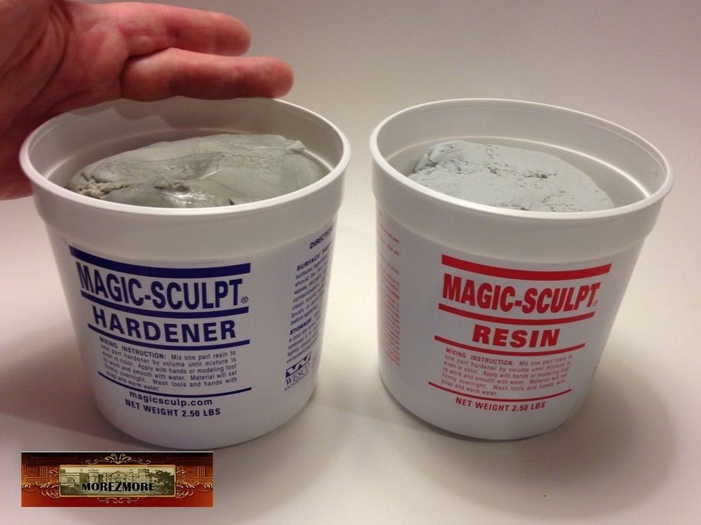 M02051 MOREZMORE 5 lb NATURAL Magic Sculpt Sculp Epoxy Clay Model Putty