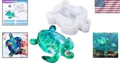 Large 3D Sea Turtle Resin Mold