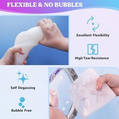 Silicone Mold Making Kit Liquid Rubber Clear Mold Maker For Resin Resin Molds