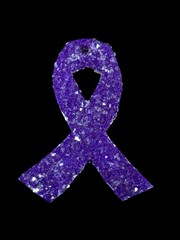 Handmade Crystal Awareness Ribbon Mold For Resin
