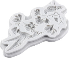 Flower Branch Polymer Clay Molds Hummingbird Silicone Resin Mold for DIY Crafts