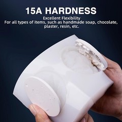 Silicone Mold Making Kit Liquid Silicone Rubber 140oz Translucent Clear Mold …