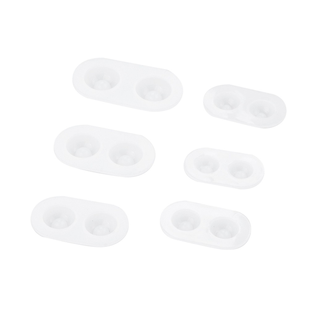 6 Sets Multifunctional Silicone Molds Flexible Doll Eye Molds Resin Durable