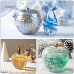 Silicone Apple Jar Resin Mold with Lid Stem – Epoxy Craft Mold