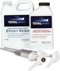 TotalBoat High Performance Epoxy Kit 1.5 Quart Medium Hardener Marine Grade