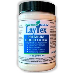 EnvironMolds Liquid Latex Mold Rubber 16 oz – Flexible Casting Mold Latex