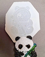 Handmade Panda diamond pendant O-mold-MOLD ONLY-